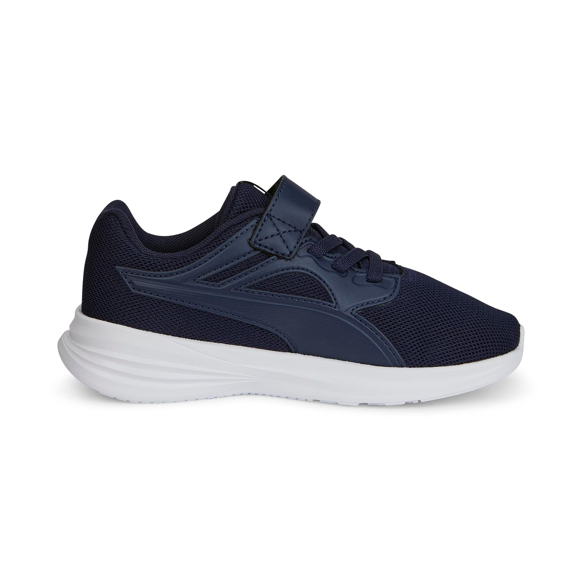 Puma Transport AC PS Trainers - Boys - Peacoat/White