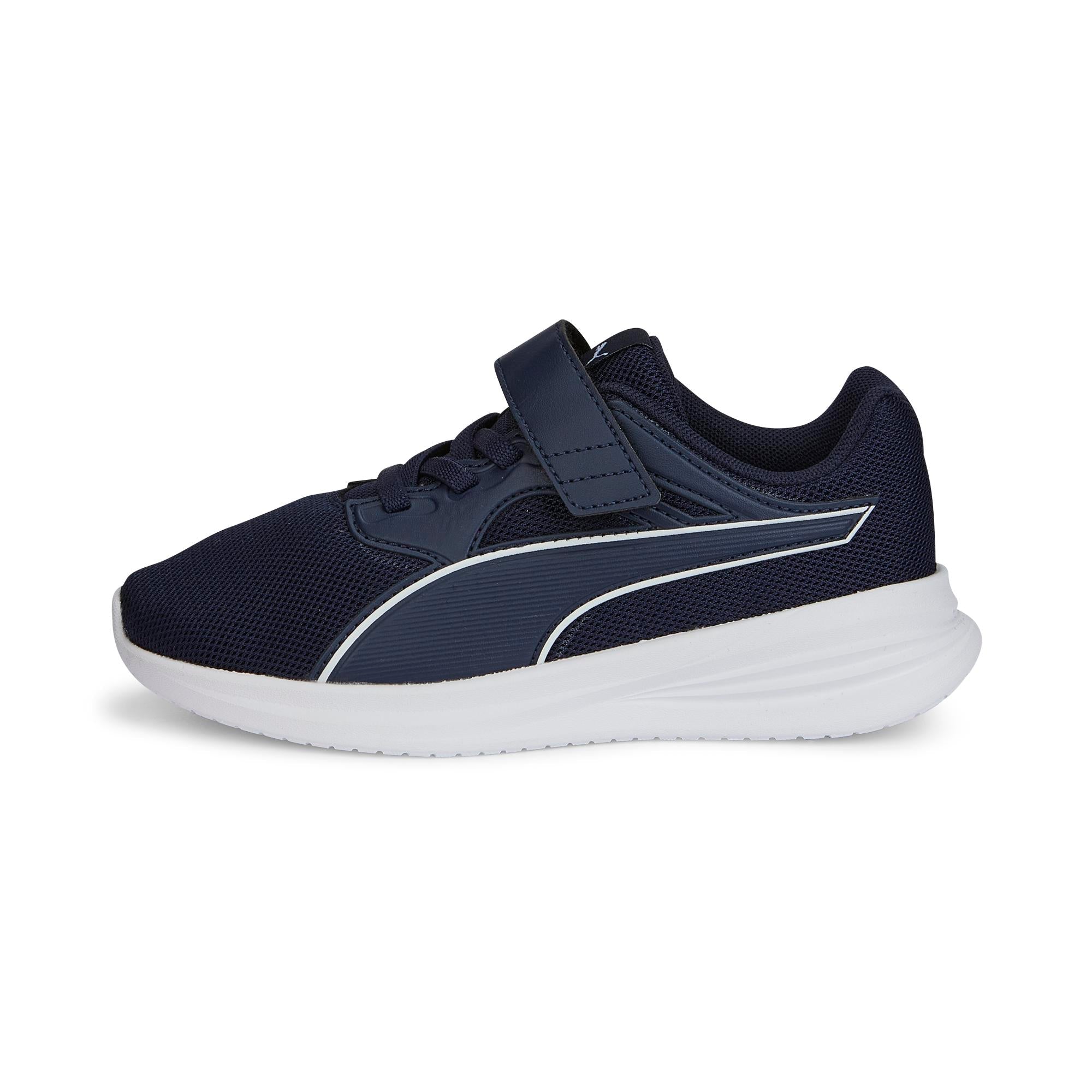 Puma Transport AC PS Trainers - Boys - Peacoat/White