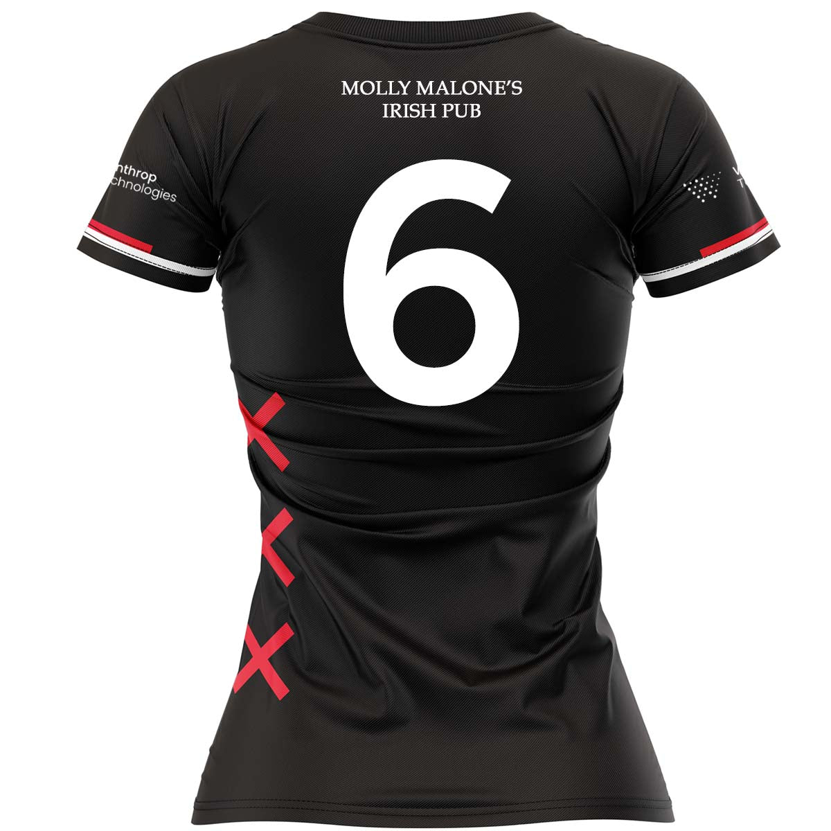 Mc Keever Amsterdam LGFA Numbered Playing Jersey - Womens - Black