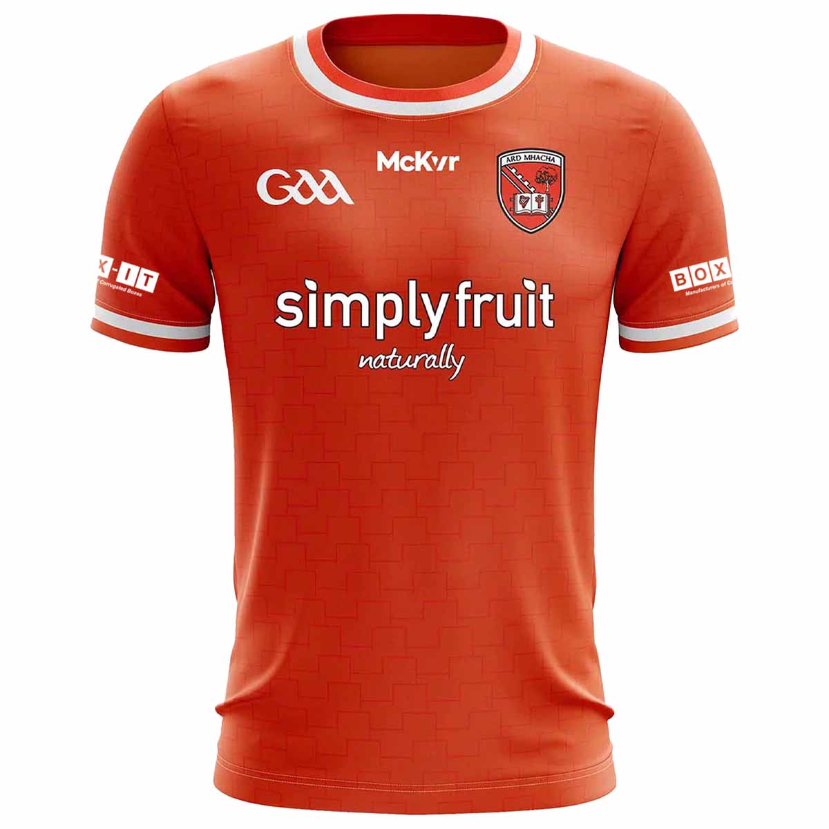 Mc Keever Armagh GAA Official Home Jersey - Infants - Orange/White