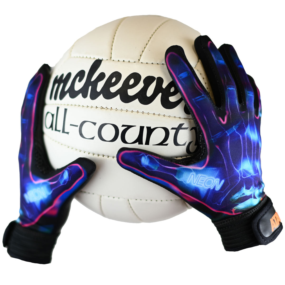 Atak Neon Blue Gloves (Youth)