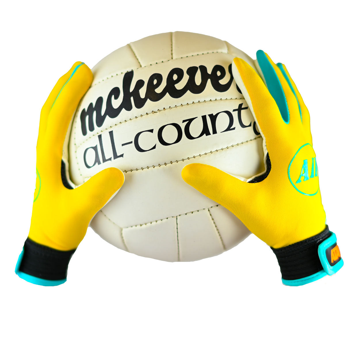 Atak Air Gaelic Gloves - Youth - Yellow/Blue/Black