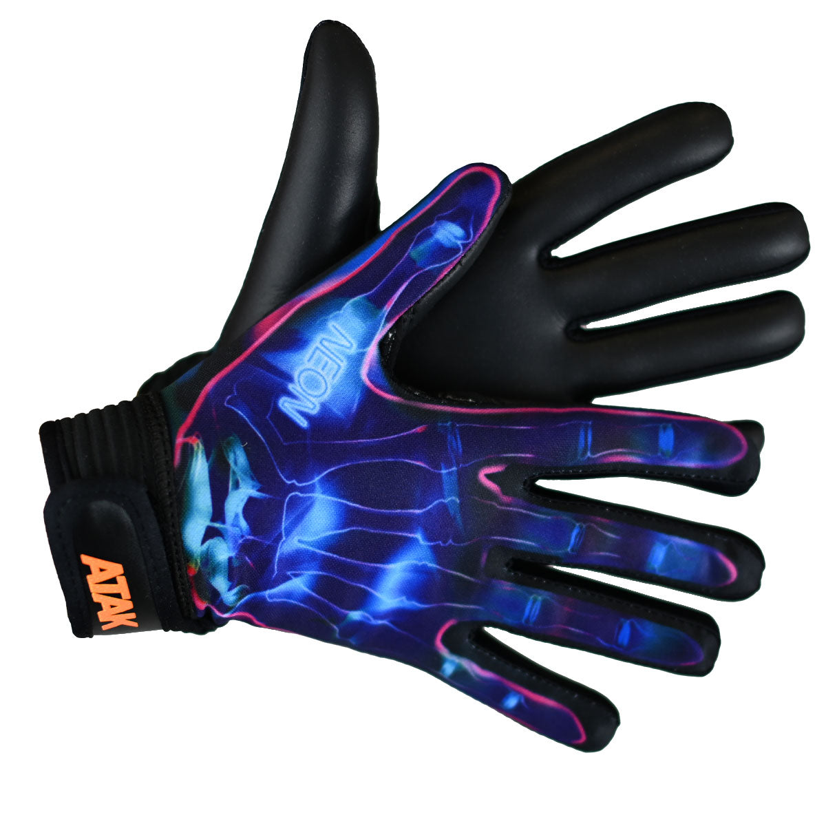 Atak Neon Blue Gloves (Youth)