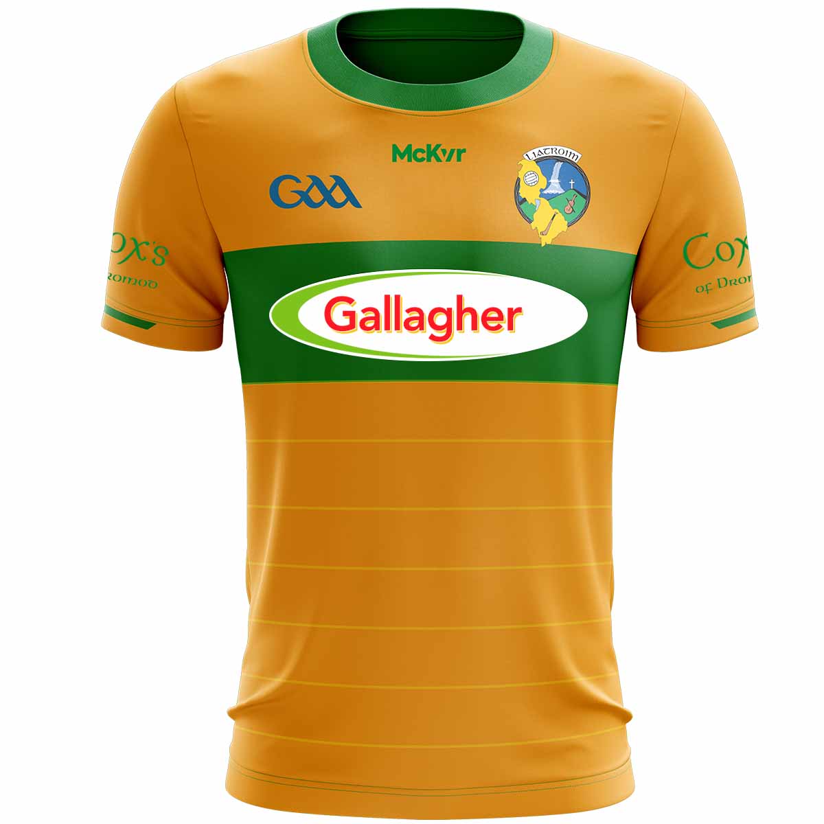 Mc Keever Leitrim GAA Official Away Jersey - Womens - Gold