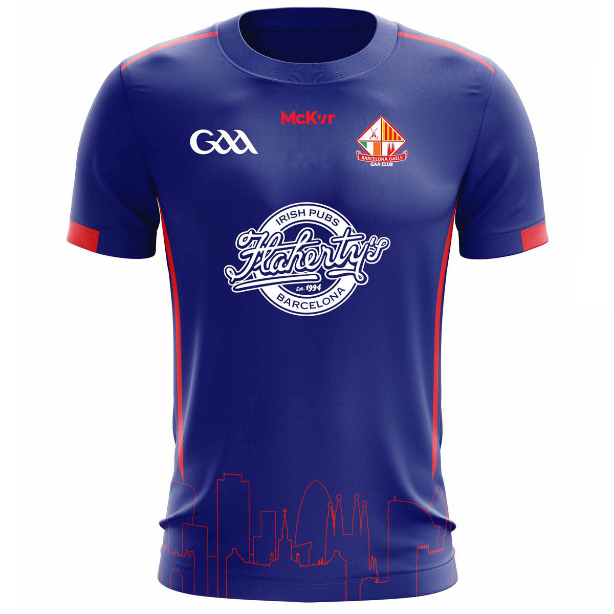 Mc Keever Barcelona Gaels Away Jersey - Adult - Royal Player Fit