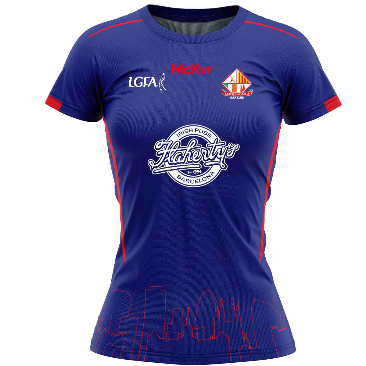 Mc Keever Barcelona Gaels LGFA Away Jersey - Womens - Royal