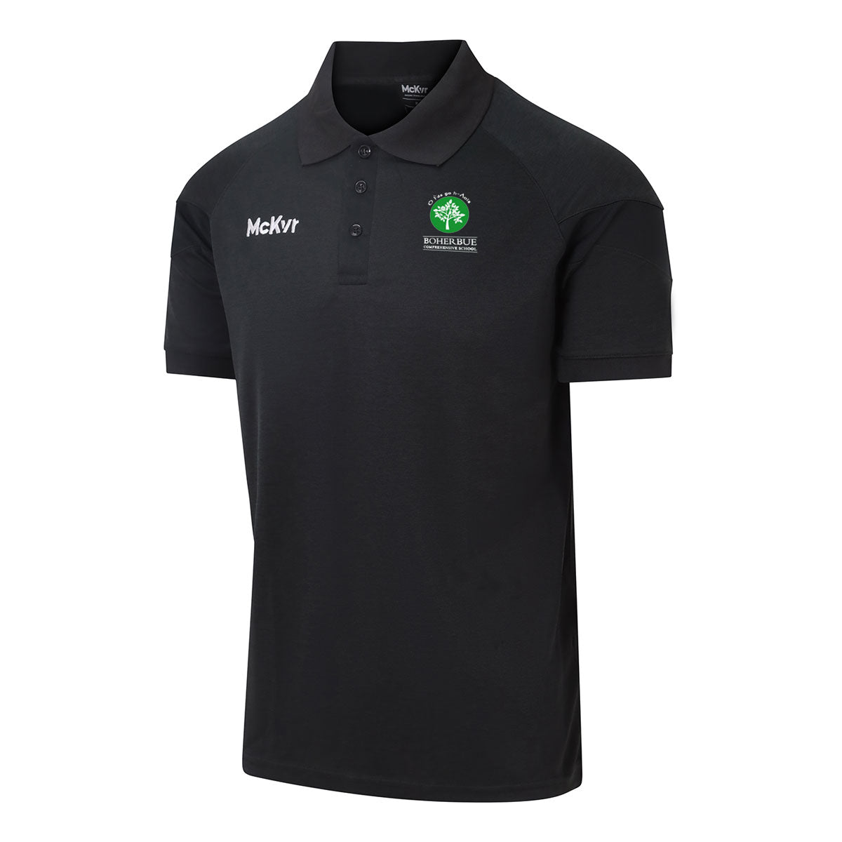 Mc Keever Boherbue Comprehensive School Core 22 Polo Top - Adult - Black