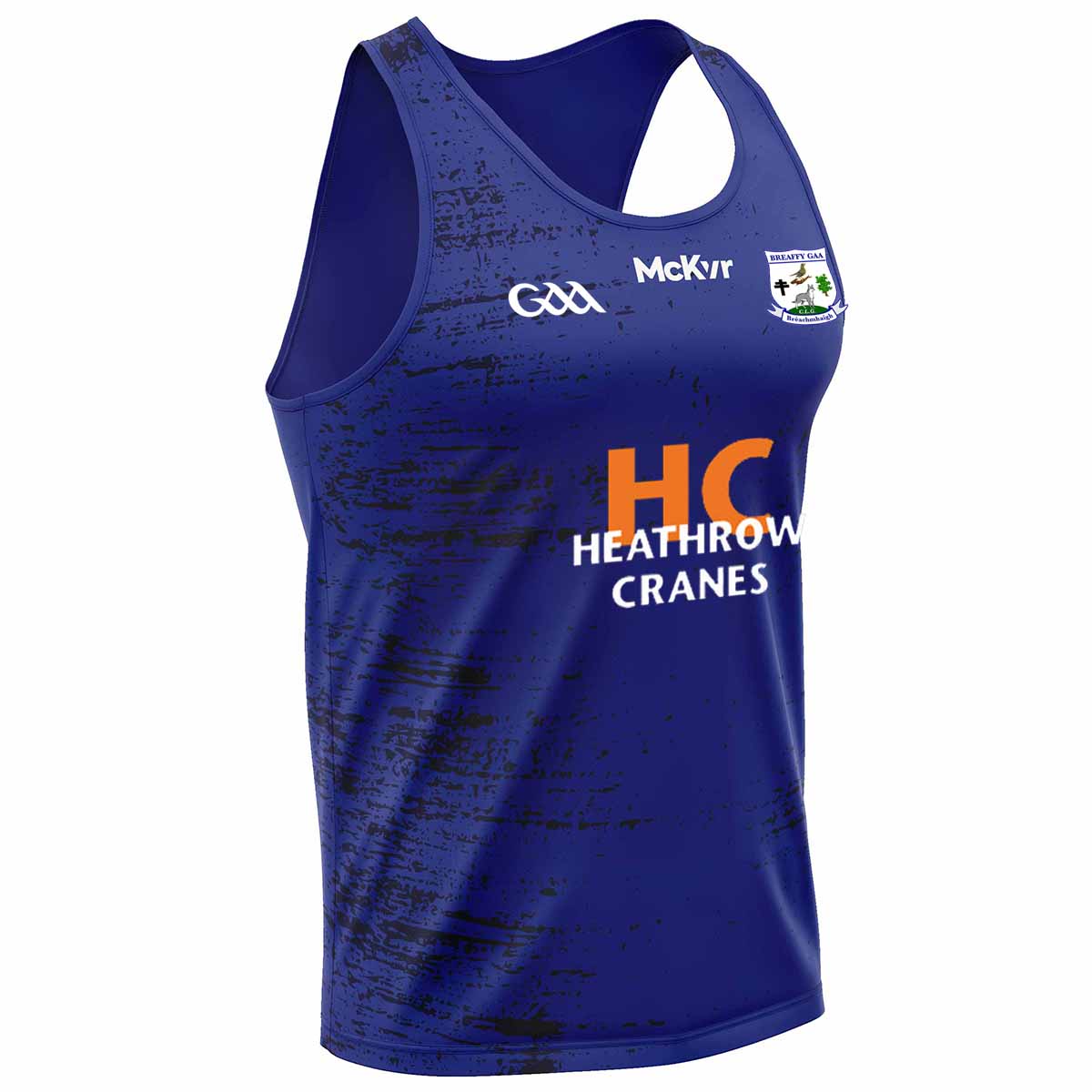 Mc Keever Breaffy GAA Official Training Vest - Youth - Royal/White