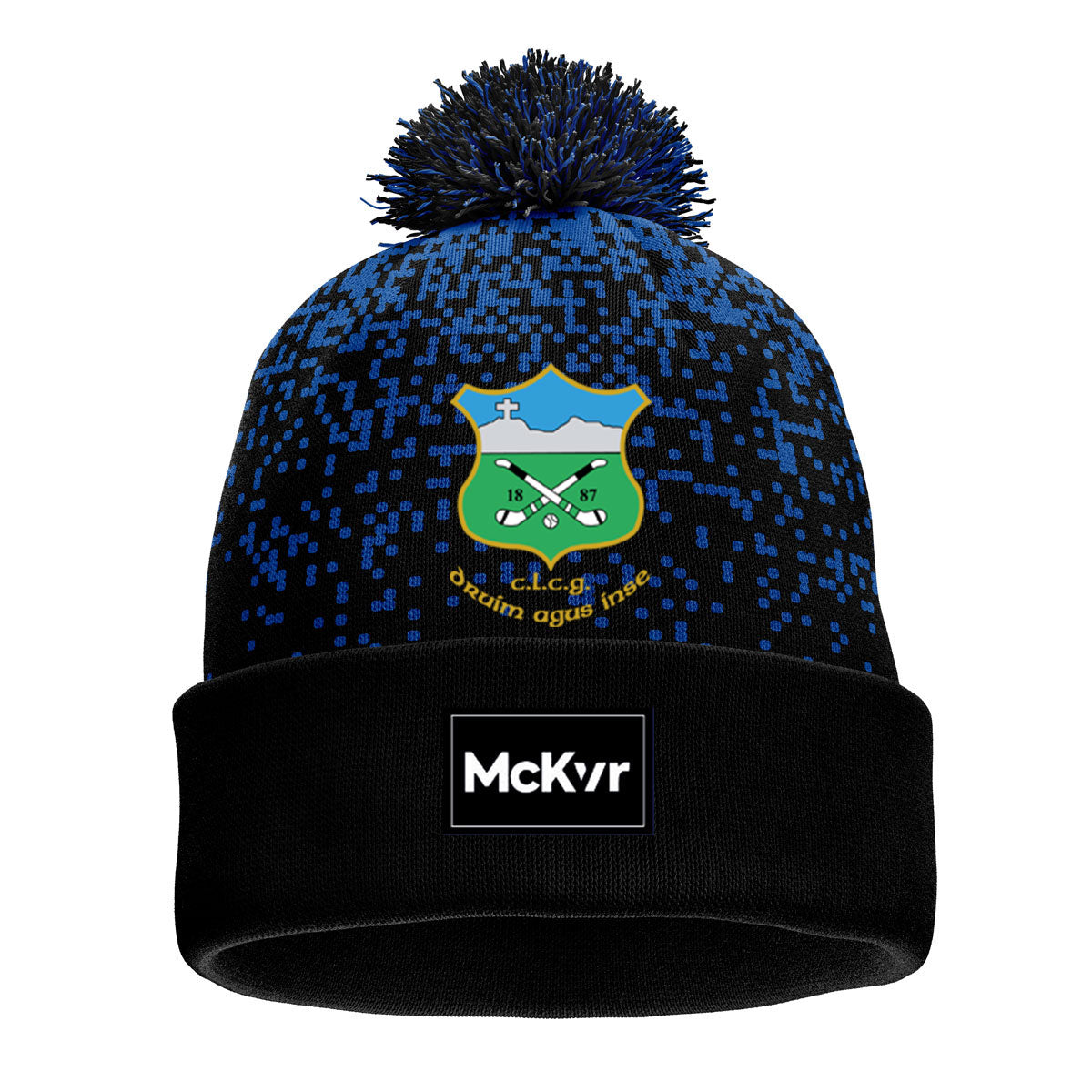 Mc Keever Drom & Inch GAA Core 22 Bobble Hat - Adult - Black/Blue