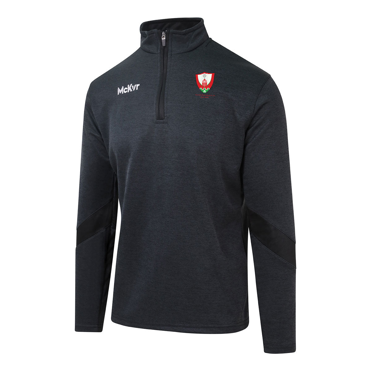 Mc Keever Dromahair GAA Core 22 1/4 Zip Top - Adult - Black