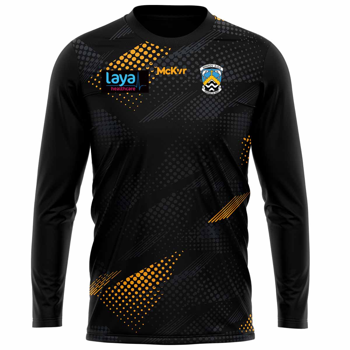 Mc Keever Fermoy GAA Long Sleeve Tech Top - Youth - Black