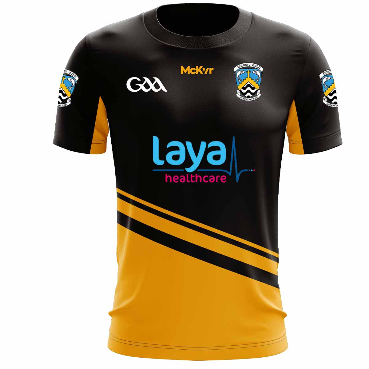 Mc Keever Fermoy GAA Home Jersey - Adult - Black Player Fit