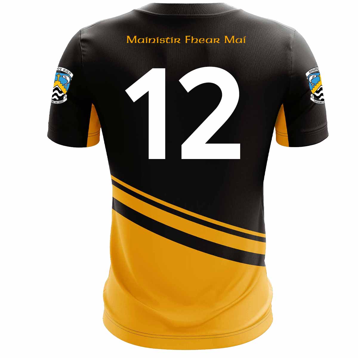 Mc Keever Fermoy GAA Numbered Home Jersey - Adult - Black Player Fit