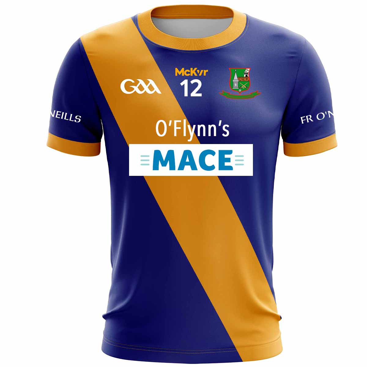 Mc Keever Fr O'Neills GAA Numbered Away Jersey - Adult - Royal Player Fit