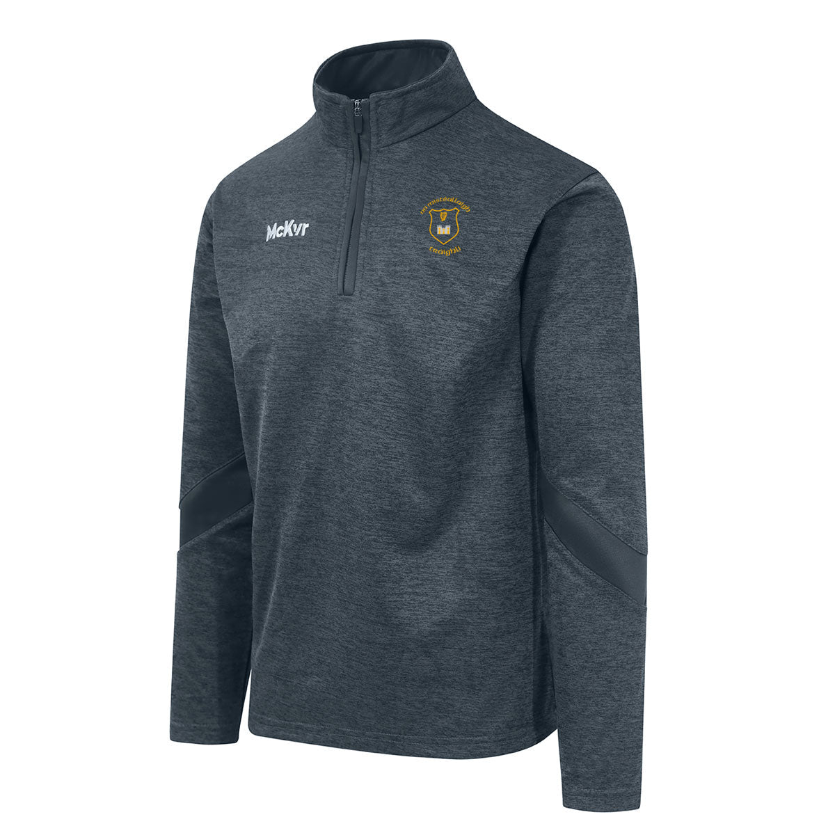 Mc Keever John Mitchels GAA Core 22 1/4 Zip Top - Adult - Charcoal