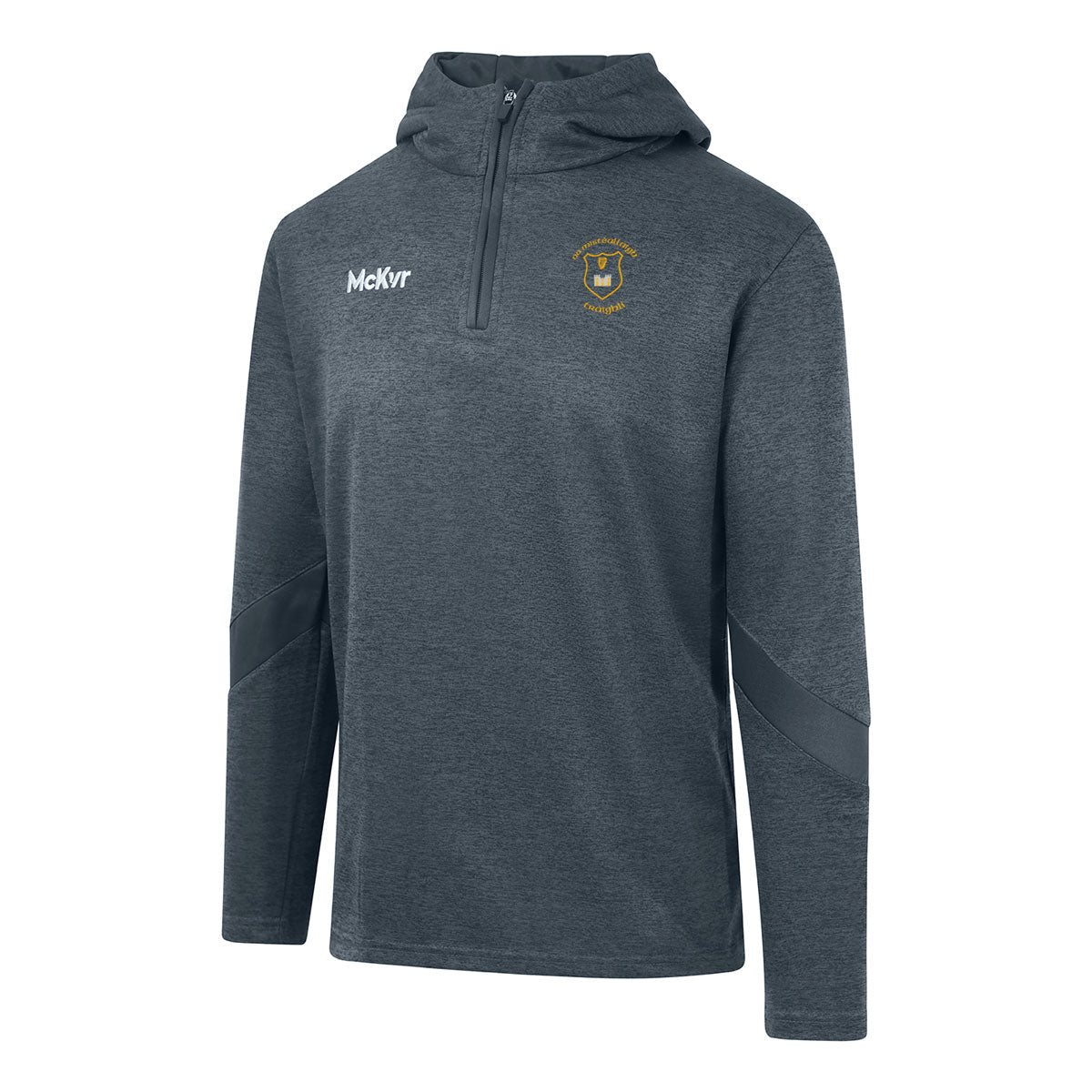 Mc Keever John Mitchels GAA Core 22 1/4 Zip Hoodie - Adult - Charcoal