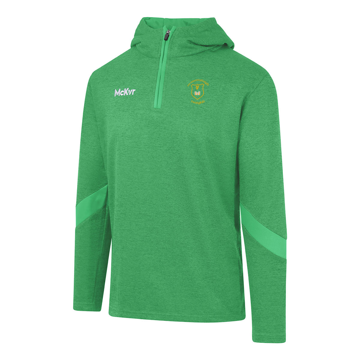 Mc Keever John Mitchels GAA Core 22 1/4 Zip Hoodie - Youth - Green