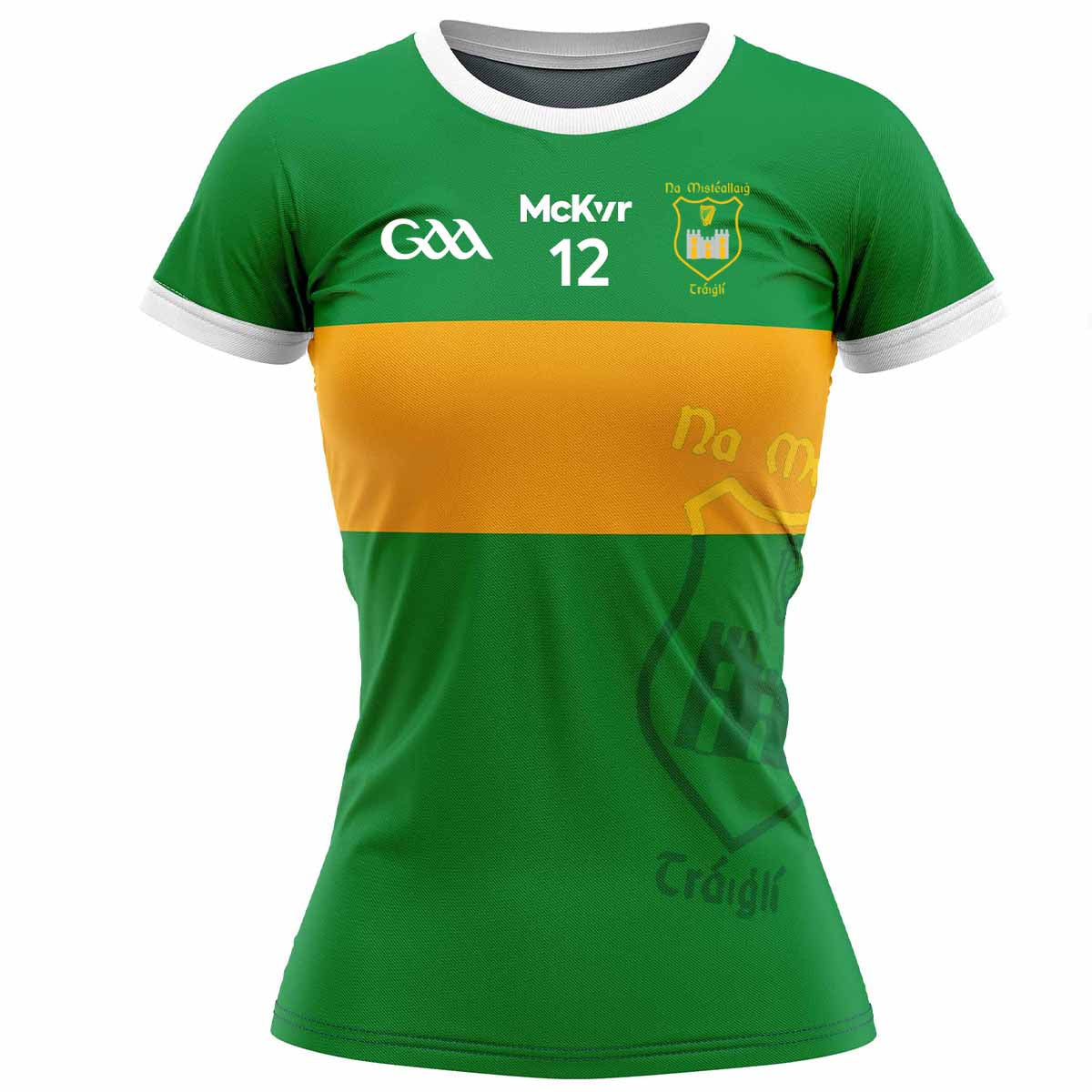 Mc Keever John Mitchels GAA Numbered Match Jersey - Womens - Green