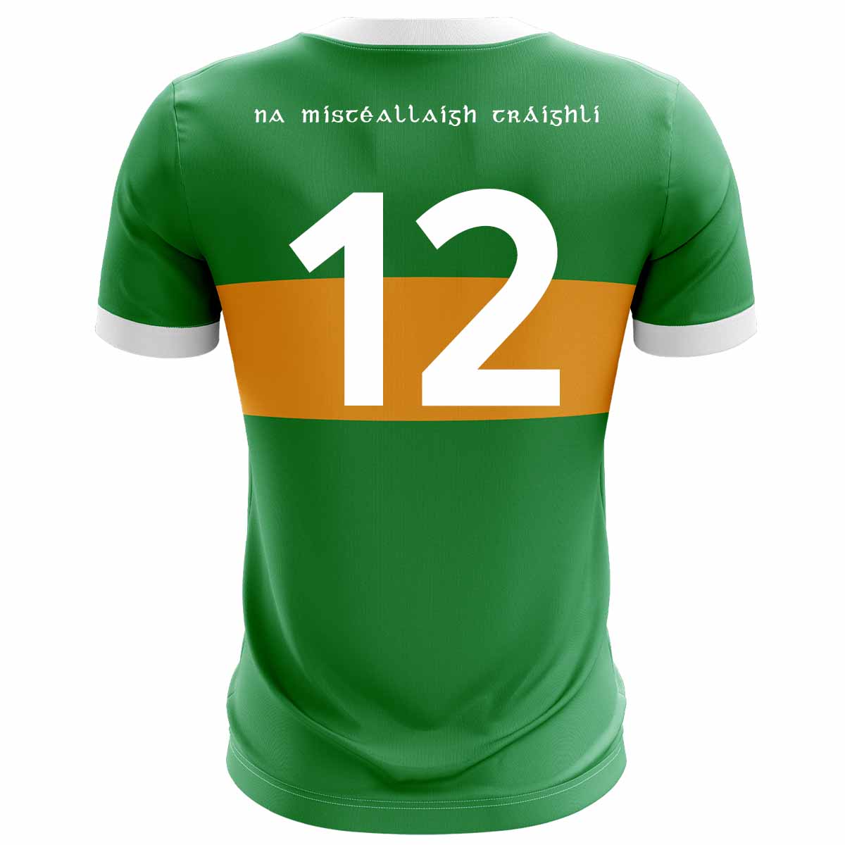 Mc Keever John Mitchels GAA Numbered Match Jersey - Adult - Green Player Fit