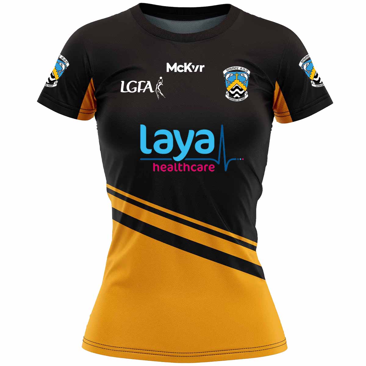 Mc Keever Fermoy GAA Home Jersey - Womens - Black