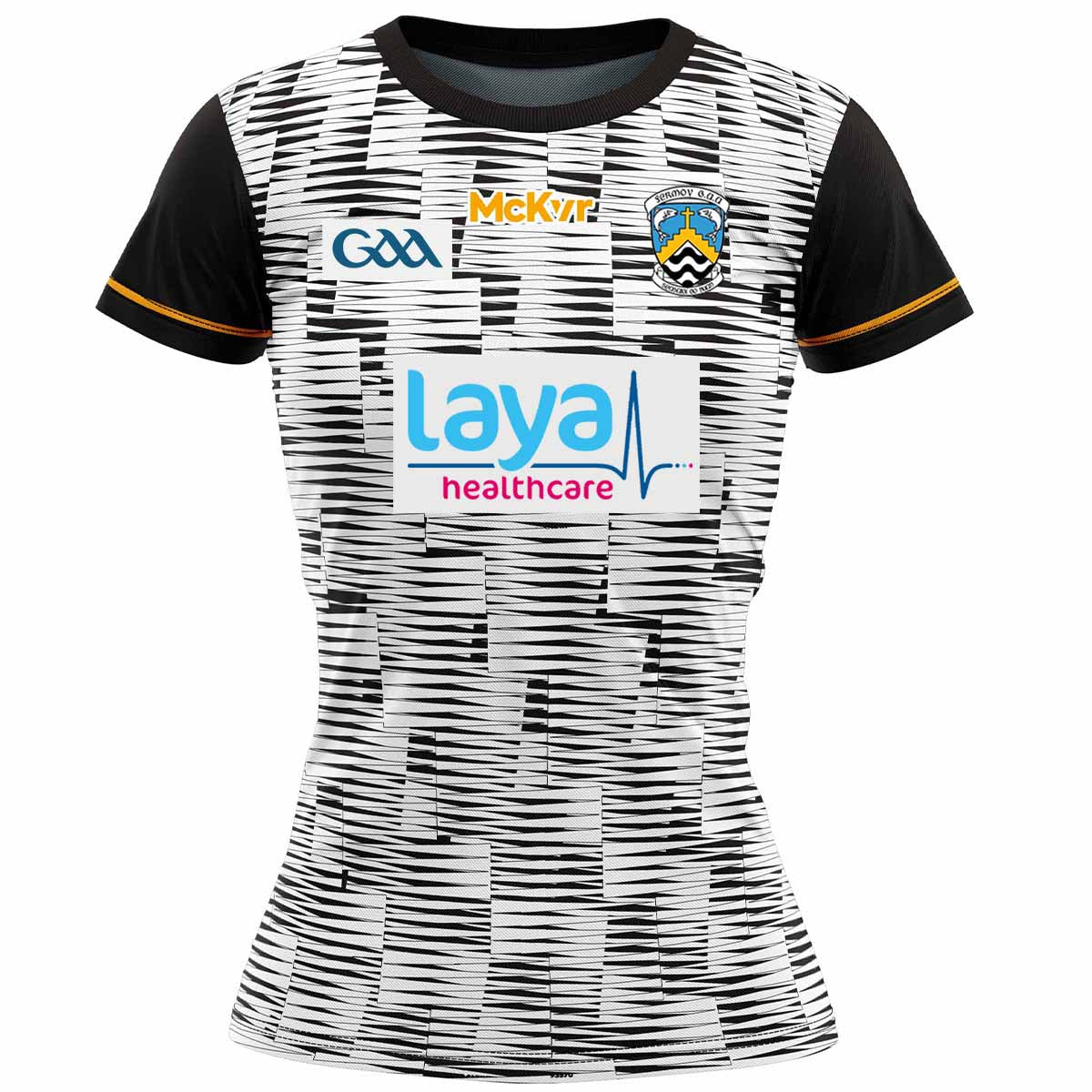 Mc Keever Fermoy GAA Training Jersey - Womens - White/Black