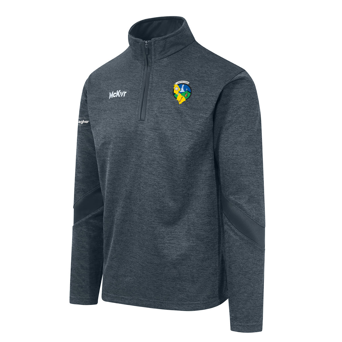 Mc Keever Leitrim GAA Core 22 1/4 Zip Top - Youth - Charcoal