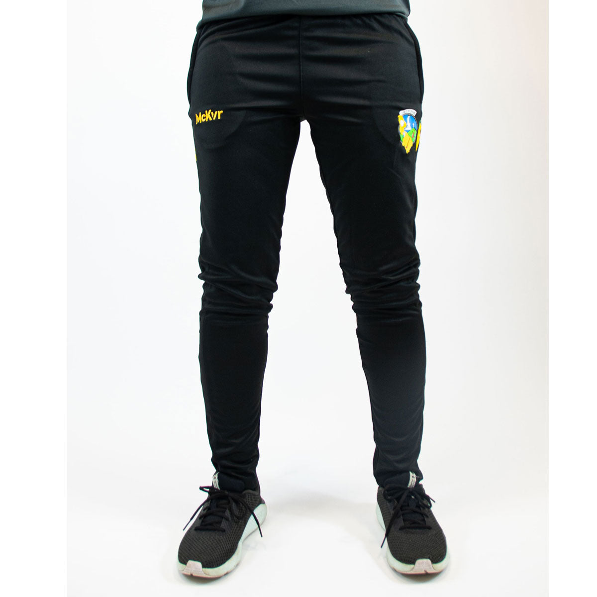 Mc Keever Leitrim GAA Official Vital Skinny Pants - Adult - Black/Green/Amber