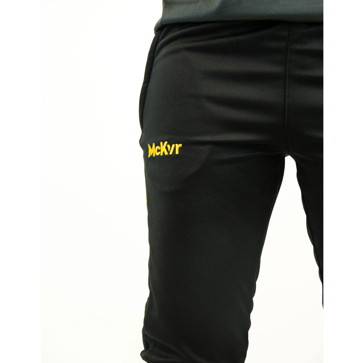 Mc Keever Leitrim GAA Official Vital Skinny Pants - Adult - Black/Green/Amber