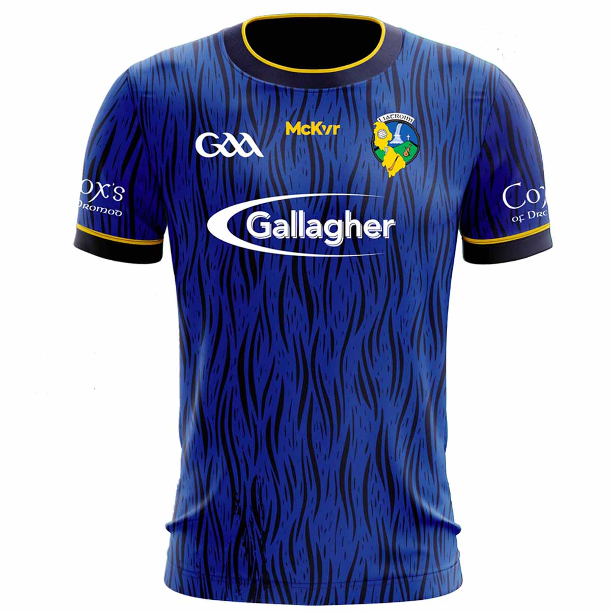 Mc Keever Leitrim GAA Official Vital Training Jersey - Adult - Royal Player Fit