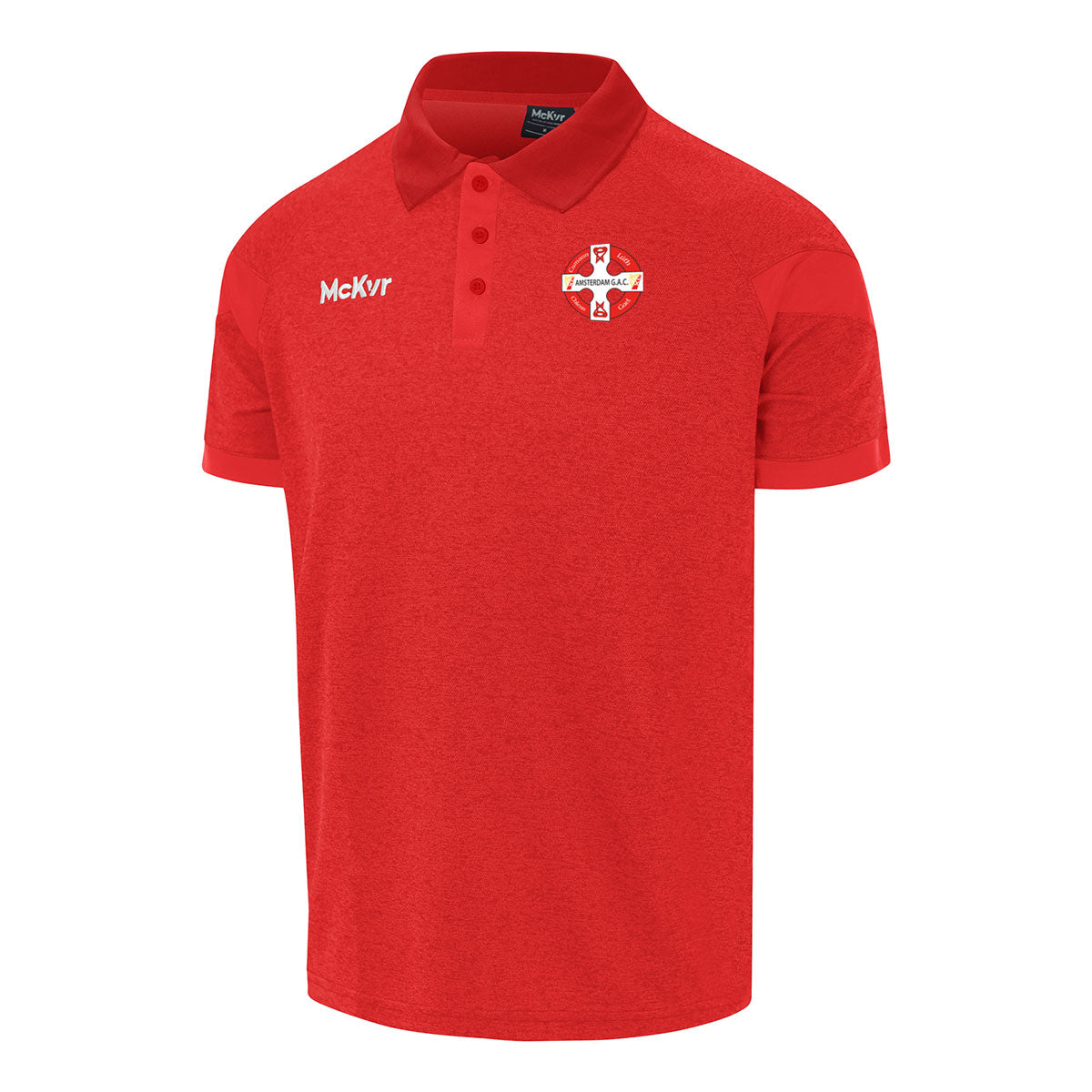 Mc Keever Amsterdam GAC Core 22 Polo Top - Adult - Red