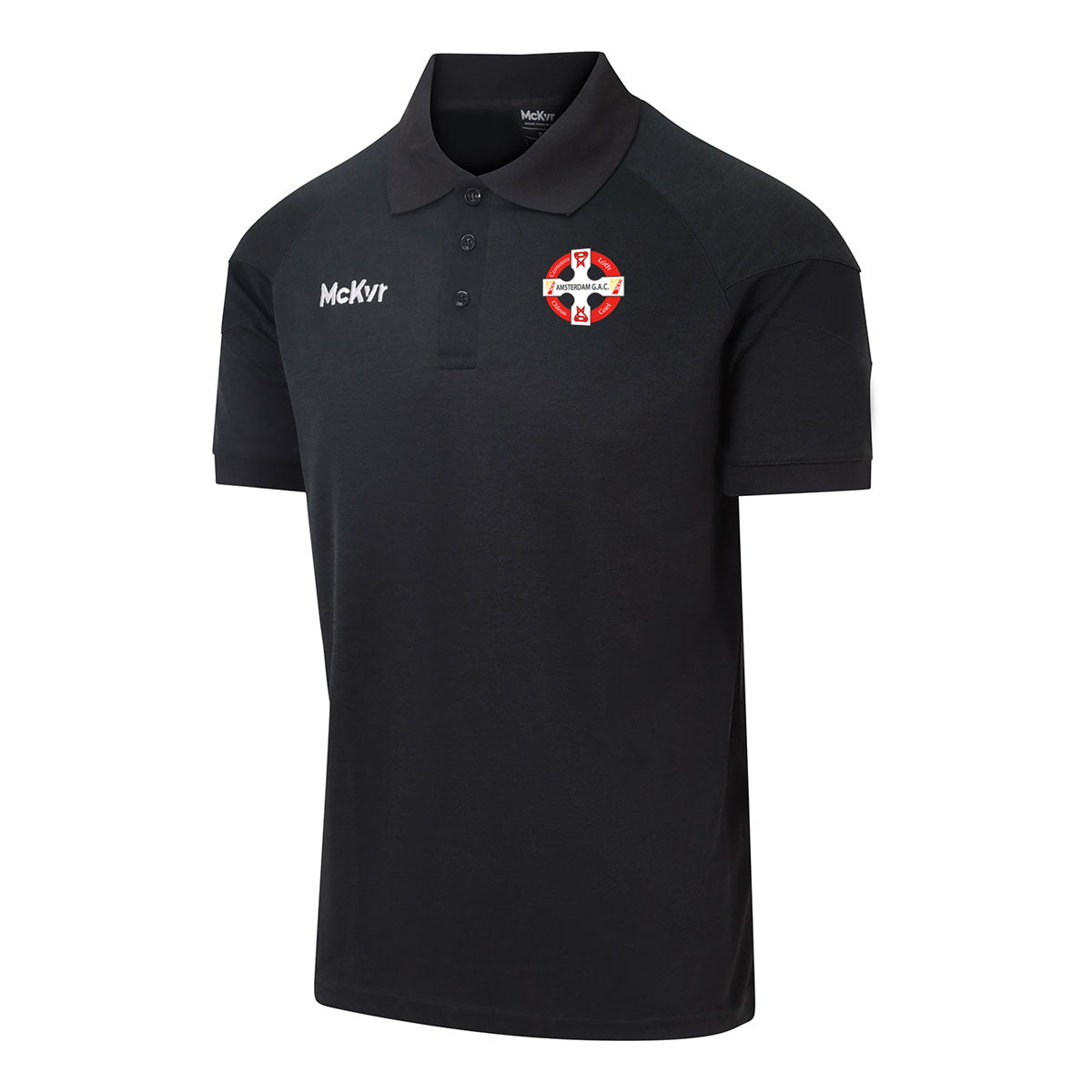 Mc Keever Amsterdam GAC Core 22 Polo Top - Adult - Black