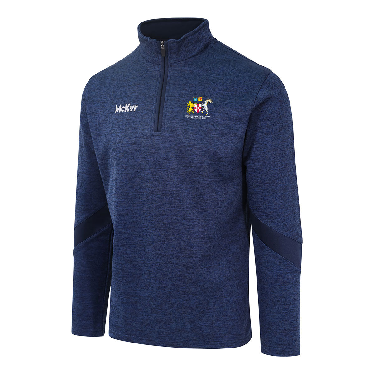 Mc Keever Civil Service NI RFC Core 22 1/4 Zip Top - Adult - Navy