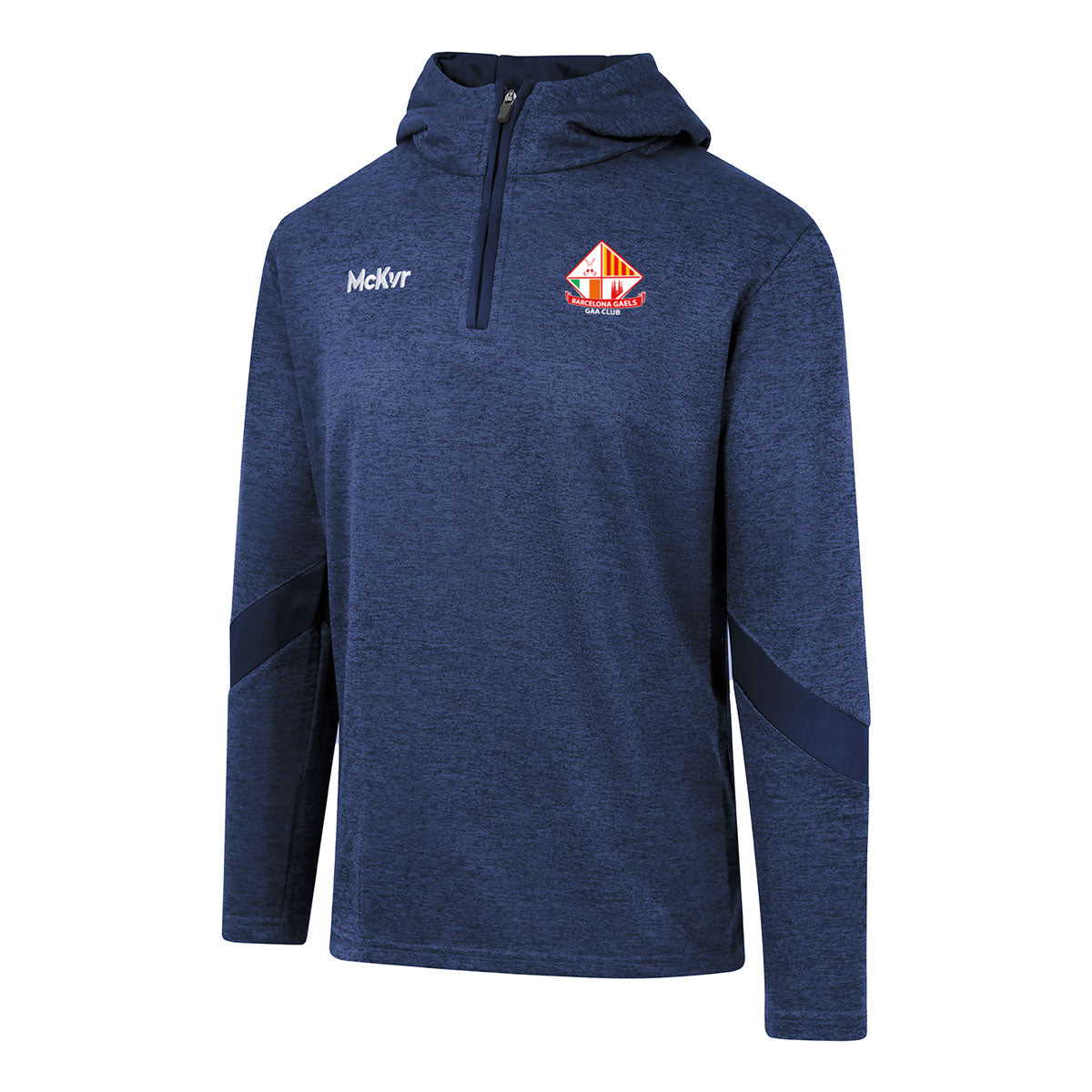 Mc Keever Barcelona Gaels Core 22 1/4 Zip Hoodie - Adult - Navy