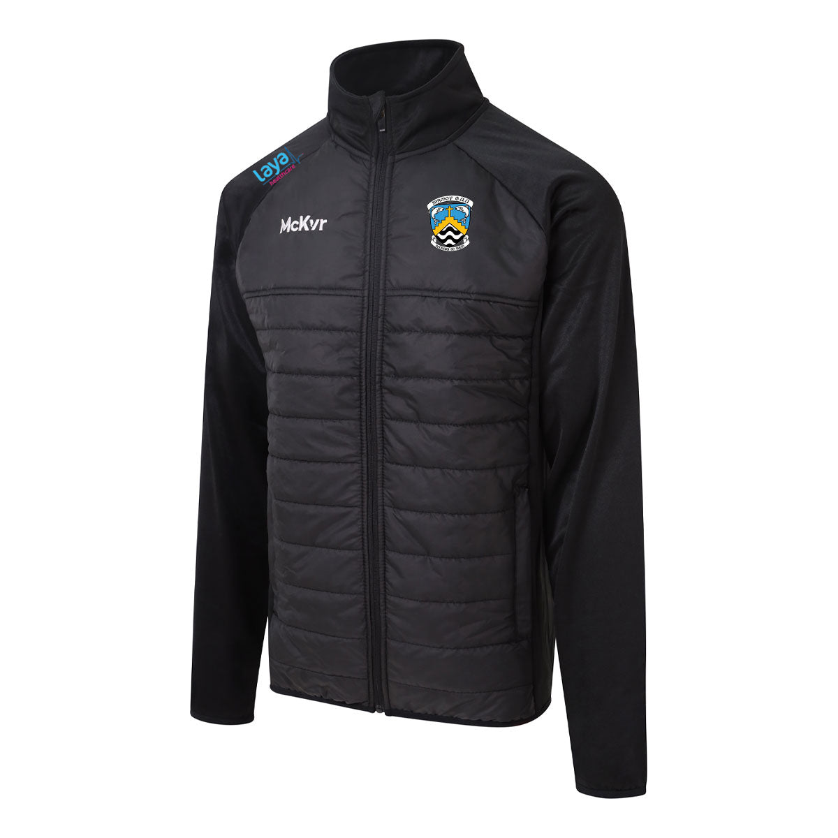 Mc Keever Fermoy GAA Core 22 Hybrid Jacket - Adult - Black