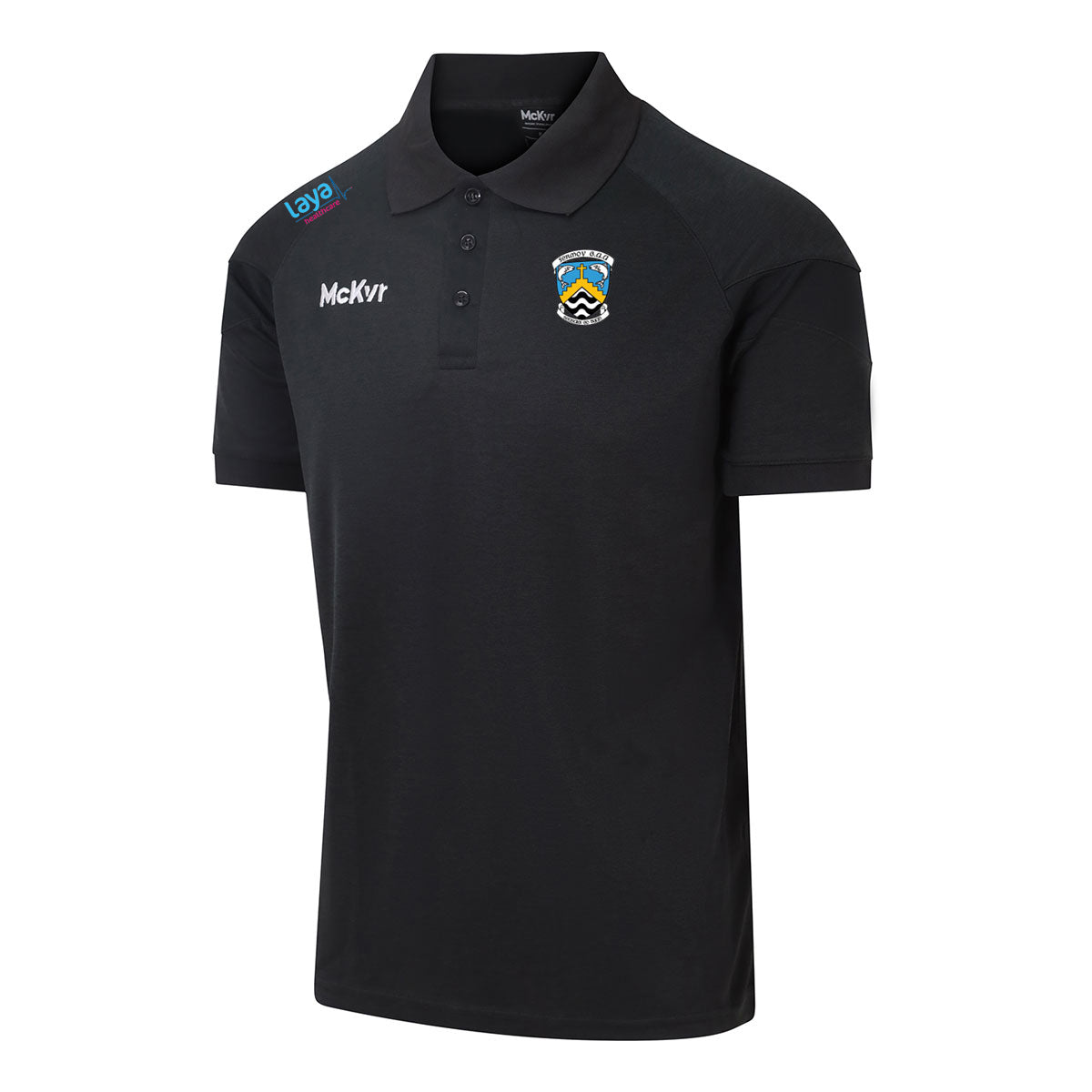 Mc Keever Fermoy GAA Core 22 Polo Top - Adult - Black