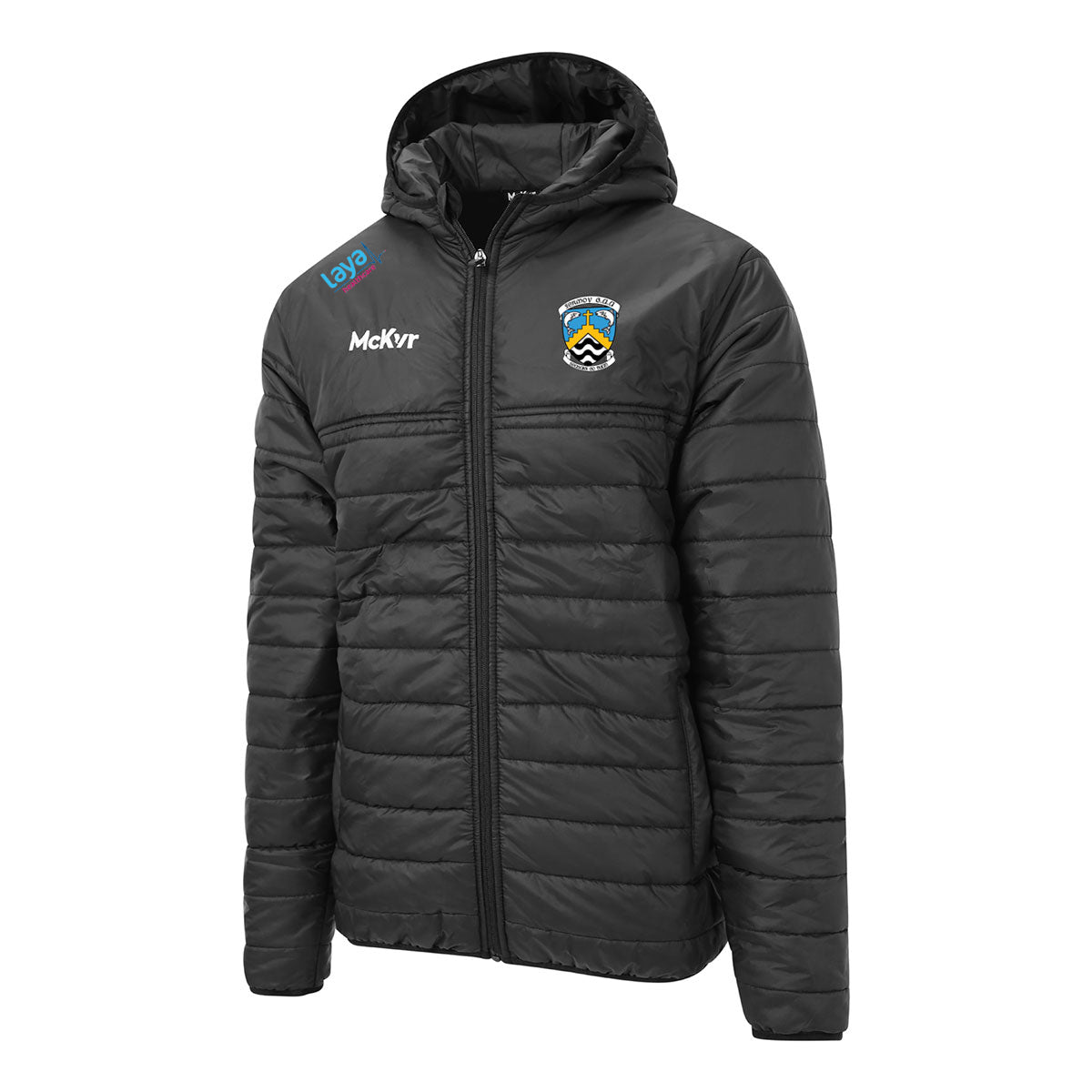 Mc Keever Fermoy GAA Core 22 Puffa Jacket - Adult - Black