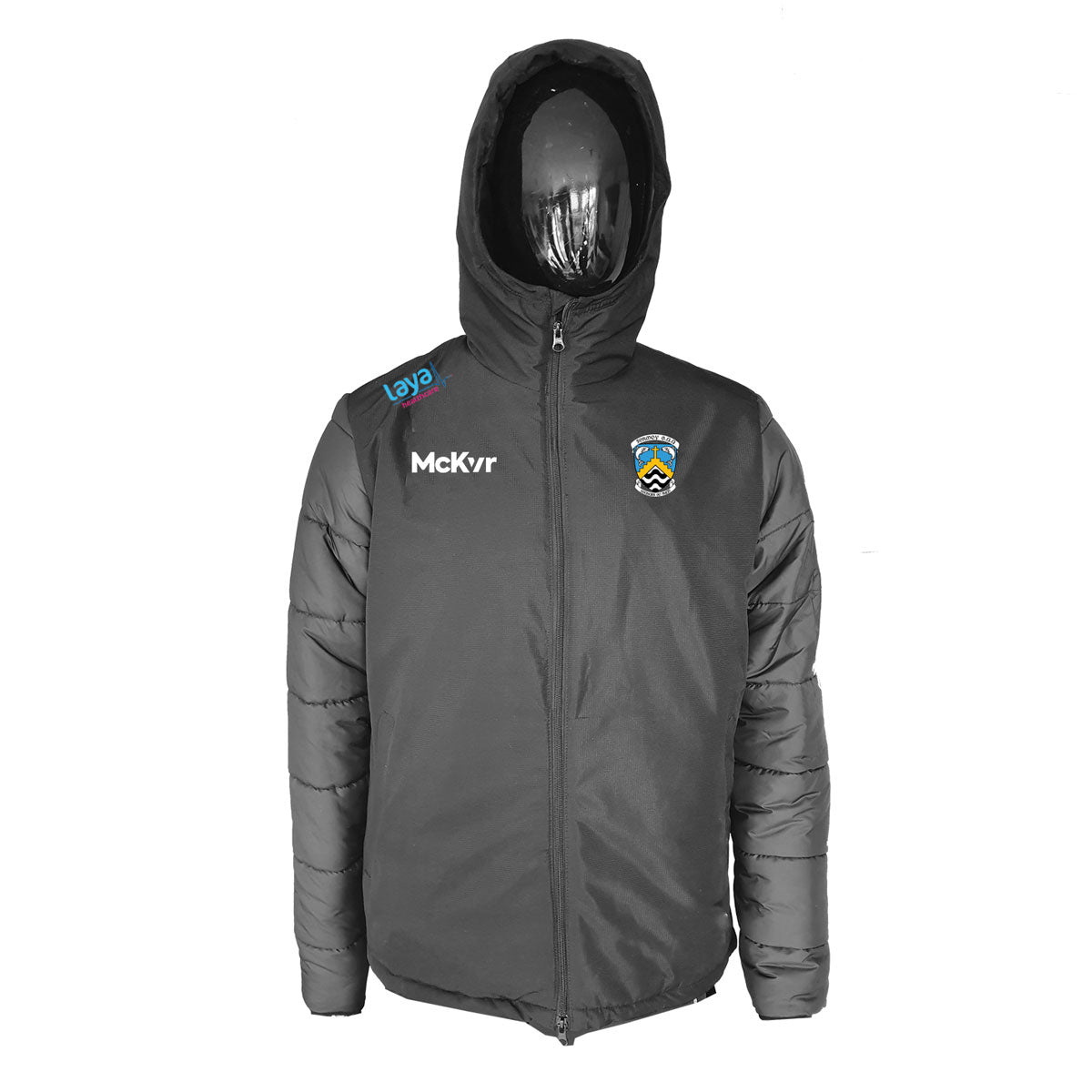 Mc Keever Fermoy GAA Core 22 Stadium Jacket - Adult - Black