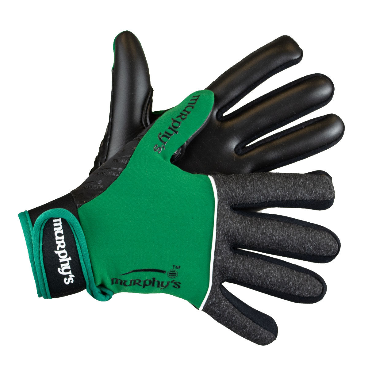 Murphy's V2 Gaelic Gloves - Adult - Grey/Green/White