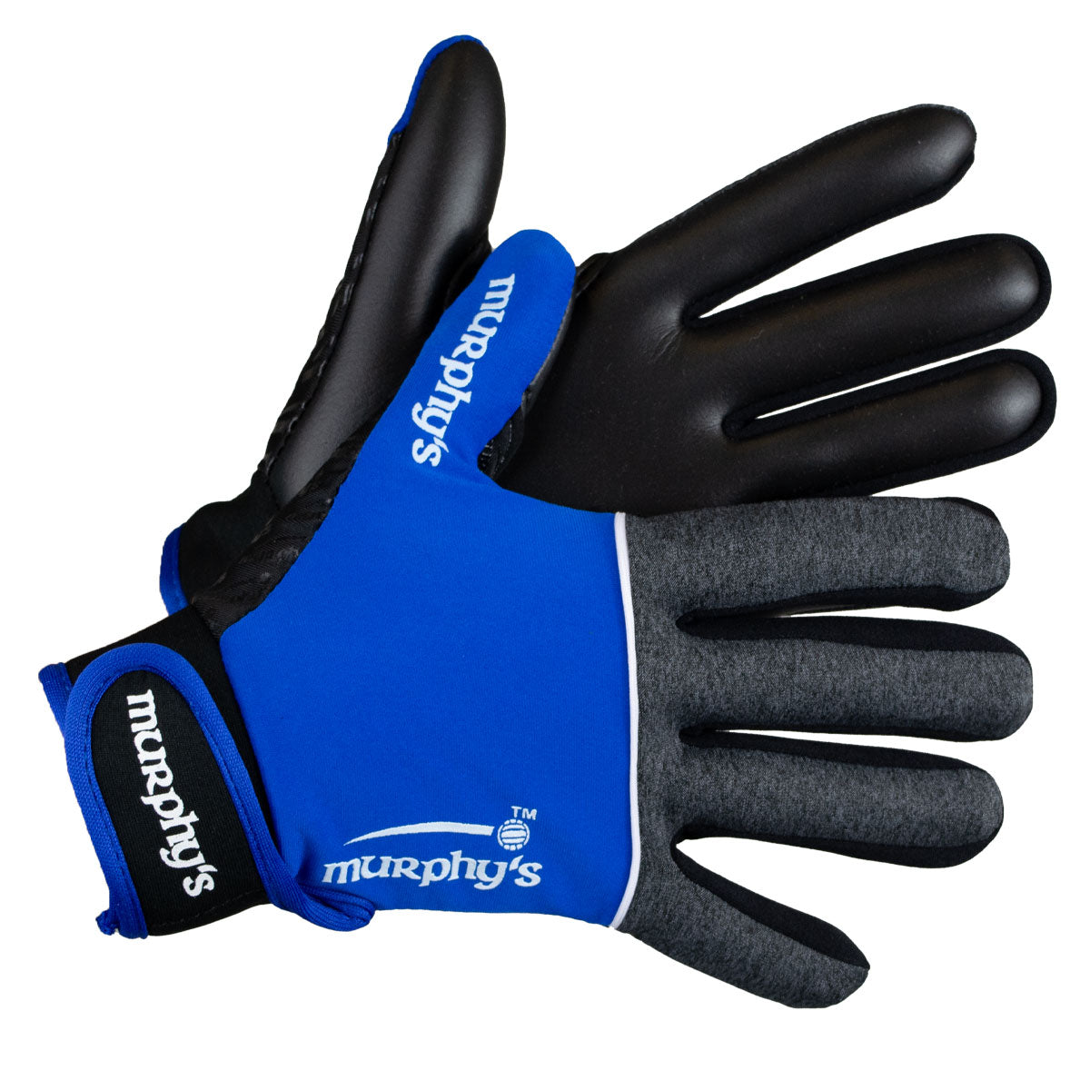 Murphy's V2 Gaelic Gloves - Youth - Grey/Blue/White