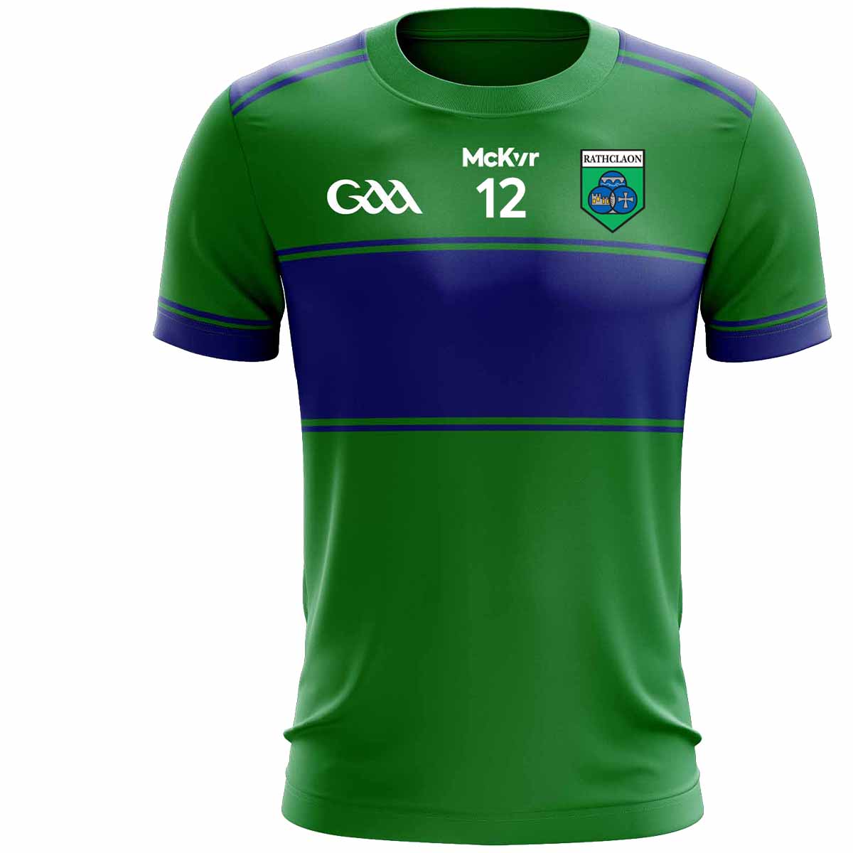 Mc Keever Rathcline GAA Numbered Playing Jersey - Womens - Green