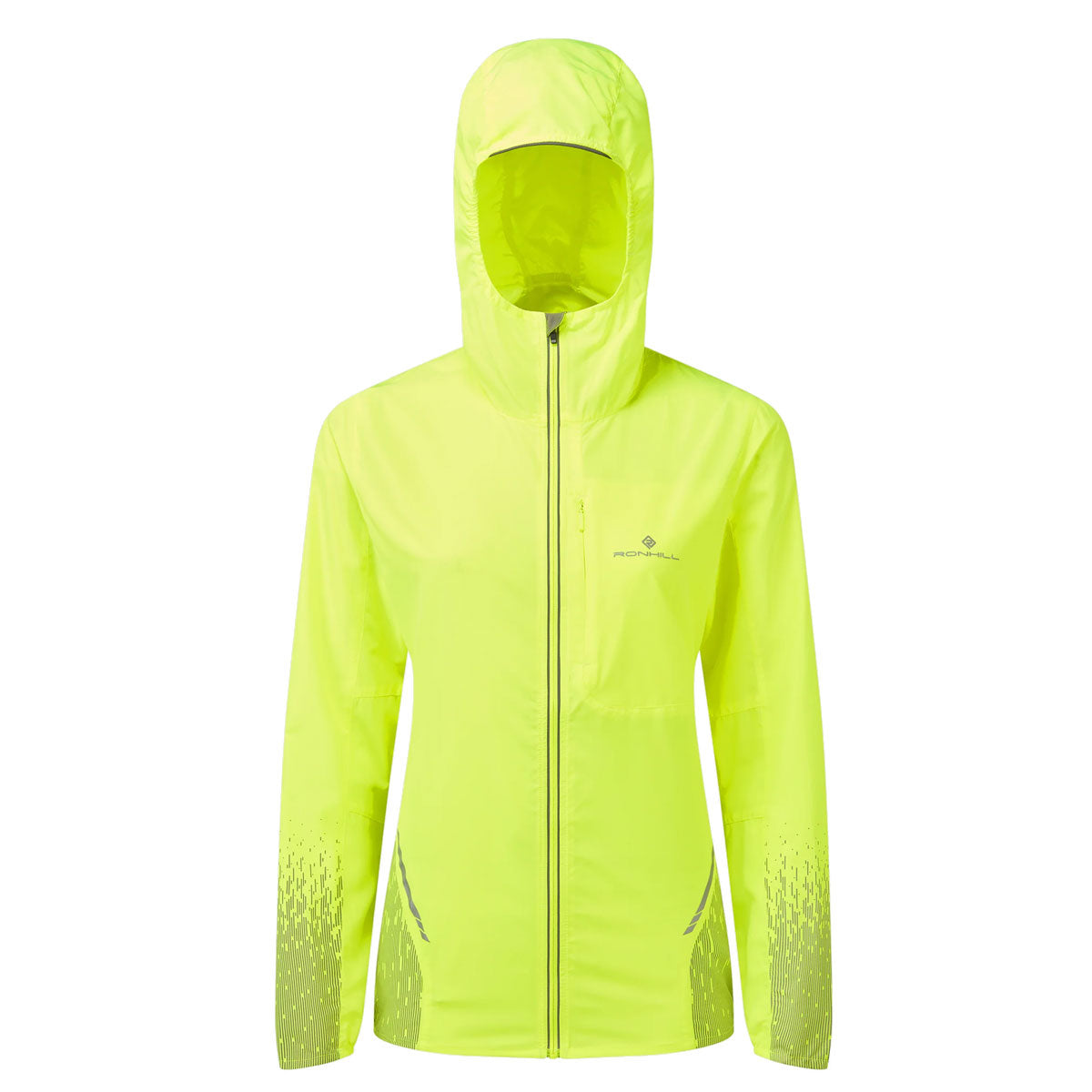 Ronhill Tech Reflect Running Jacket Womens Fluo Yellow Reflect