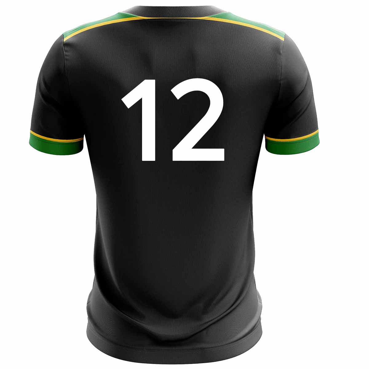 Mc Keever St Gabriels GAA Numbered Playing Jersey - Womens - Black