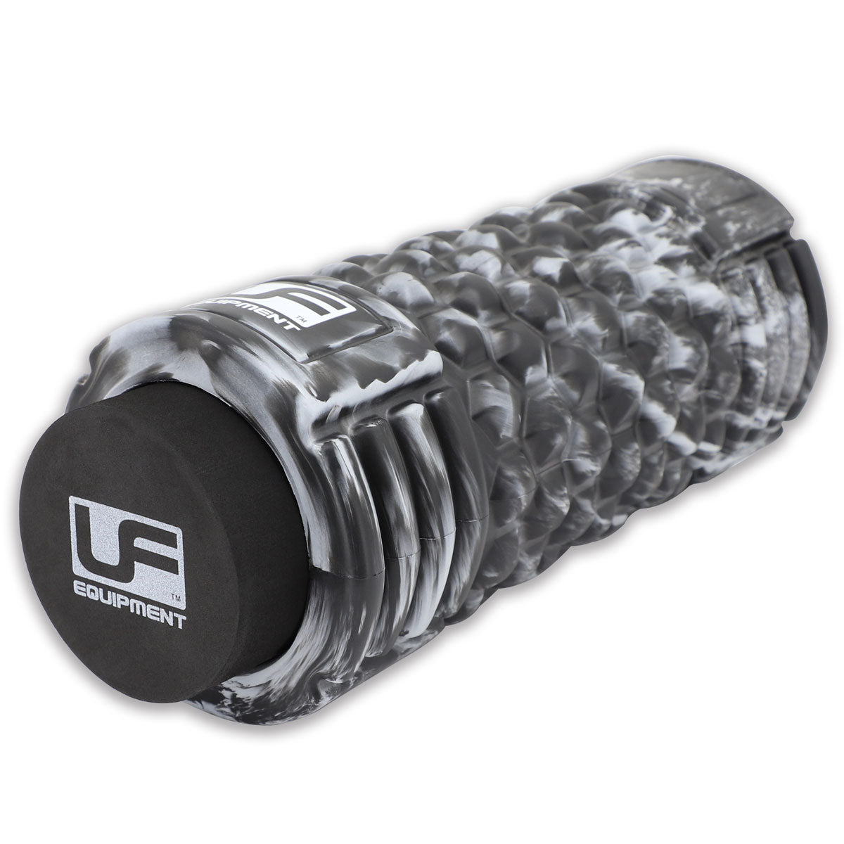 UFE 2 in 1 Massage Roller Set - Black/Silver