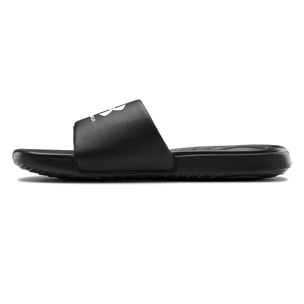 Under Armour Ansa Fixed Sliders - Mens - Black/Black/White