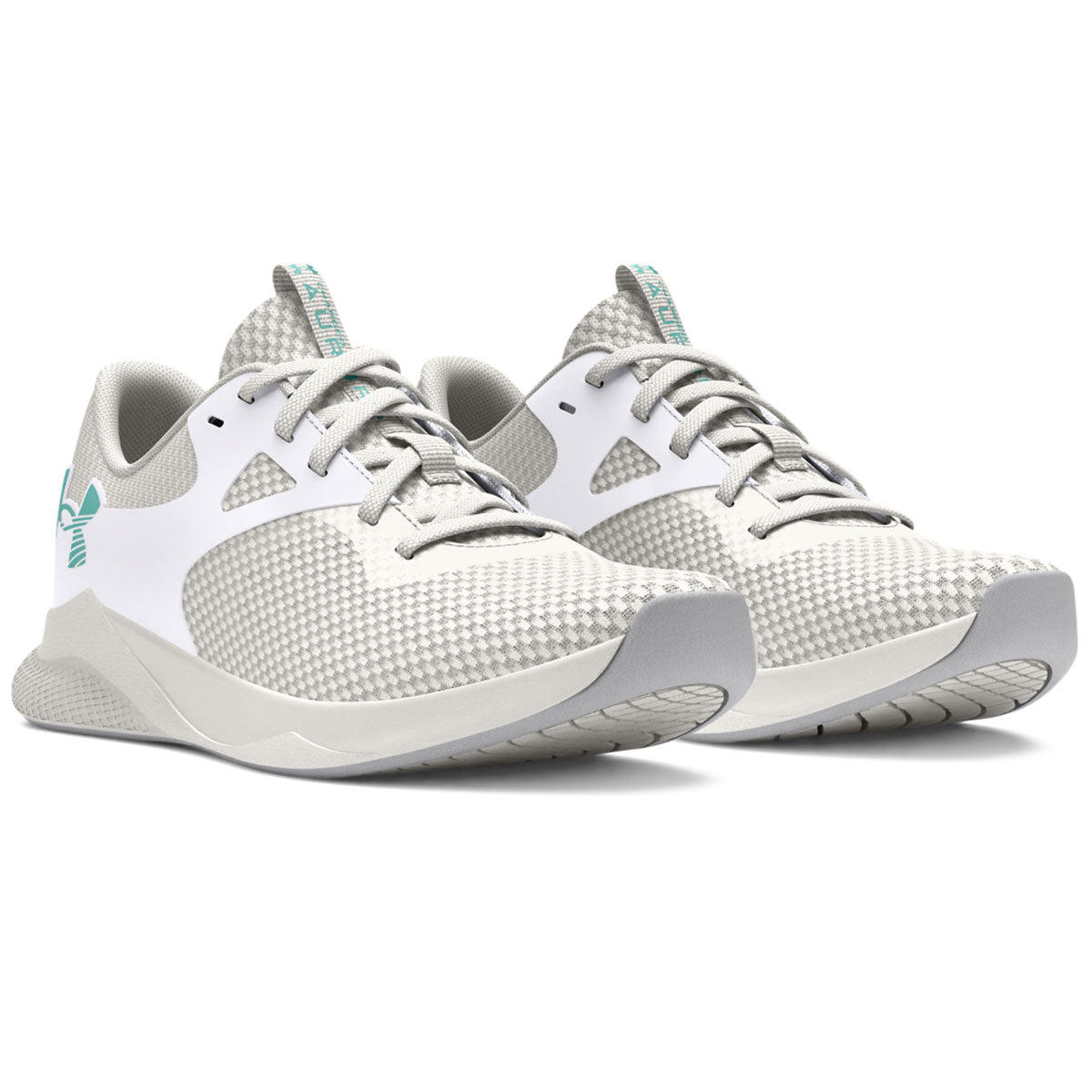 Under Armour Charged Aurora 2 Training Shoes - Womens - White/Clay/Radial Turquoise