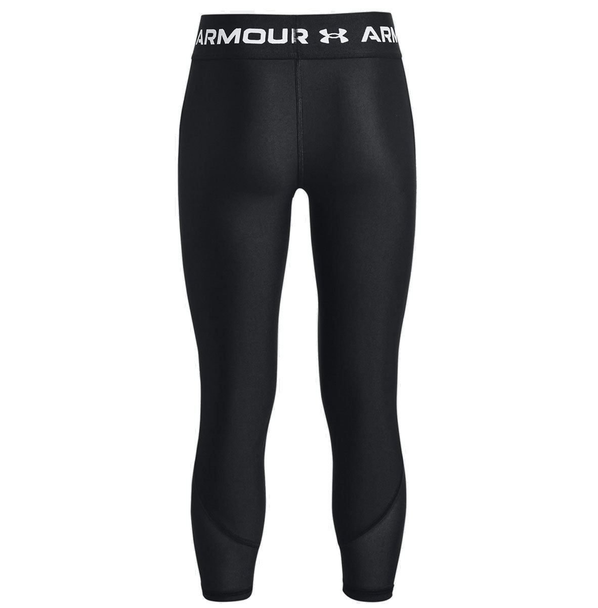 Under Armour HeatGear Armour Ankle Crop Leggings - Girls - Black/White