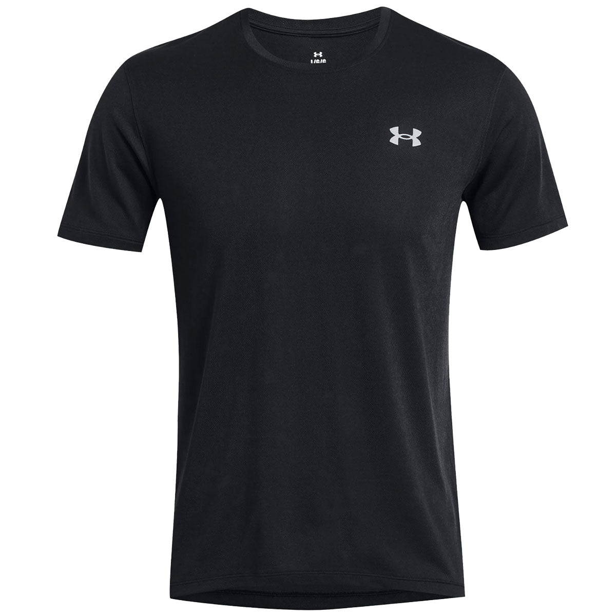 Under Armour Streaker Splatter Short Sleeve Running Tee - Mens - Black/Anthracite/Reflective