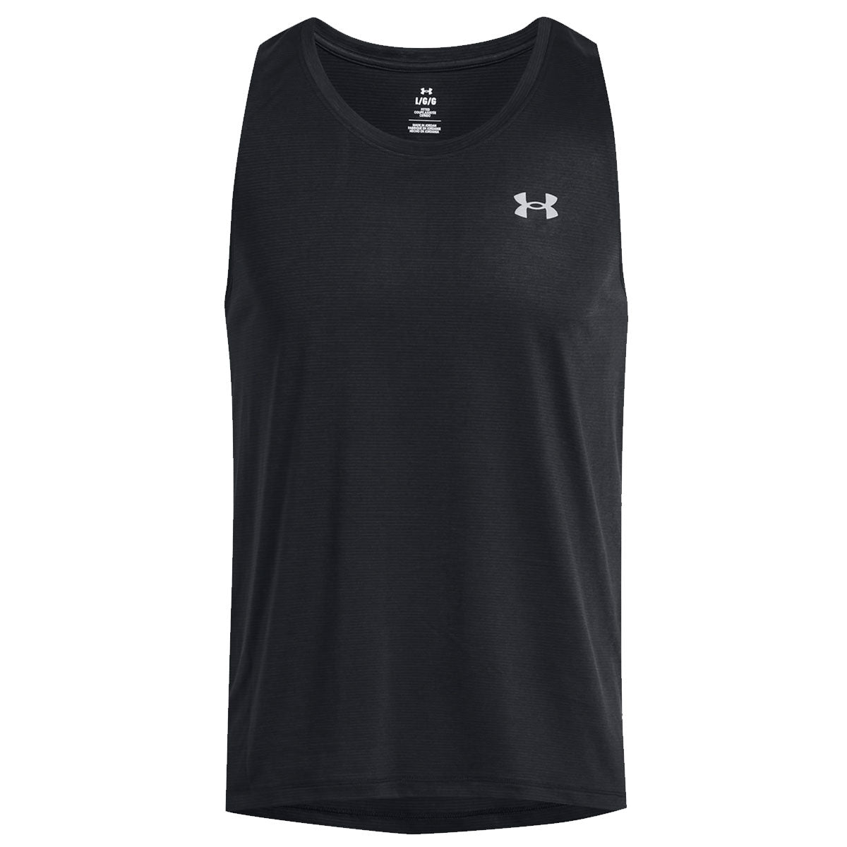 Under Armour Streaker Run Singlet - Mens - Black/Reflective