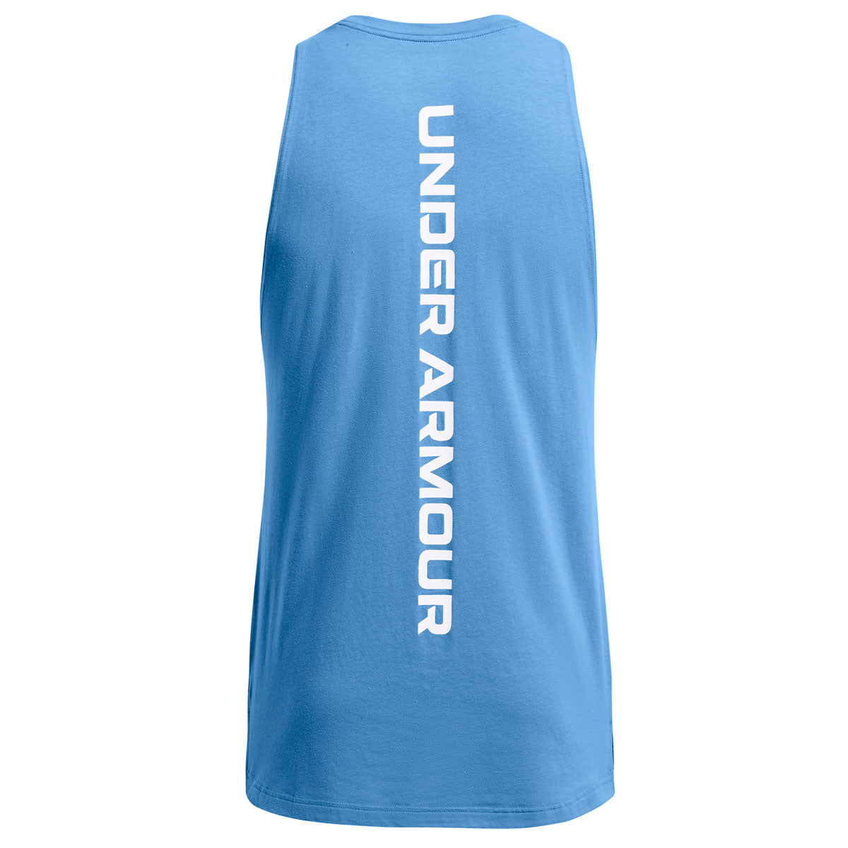 Under Armour Baseline Cotton Tank Top - Mens - Viral Blue/White