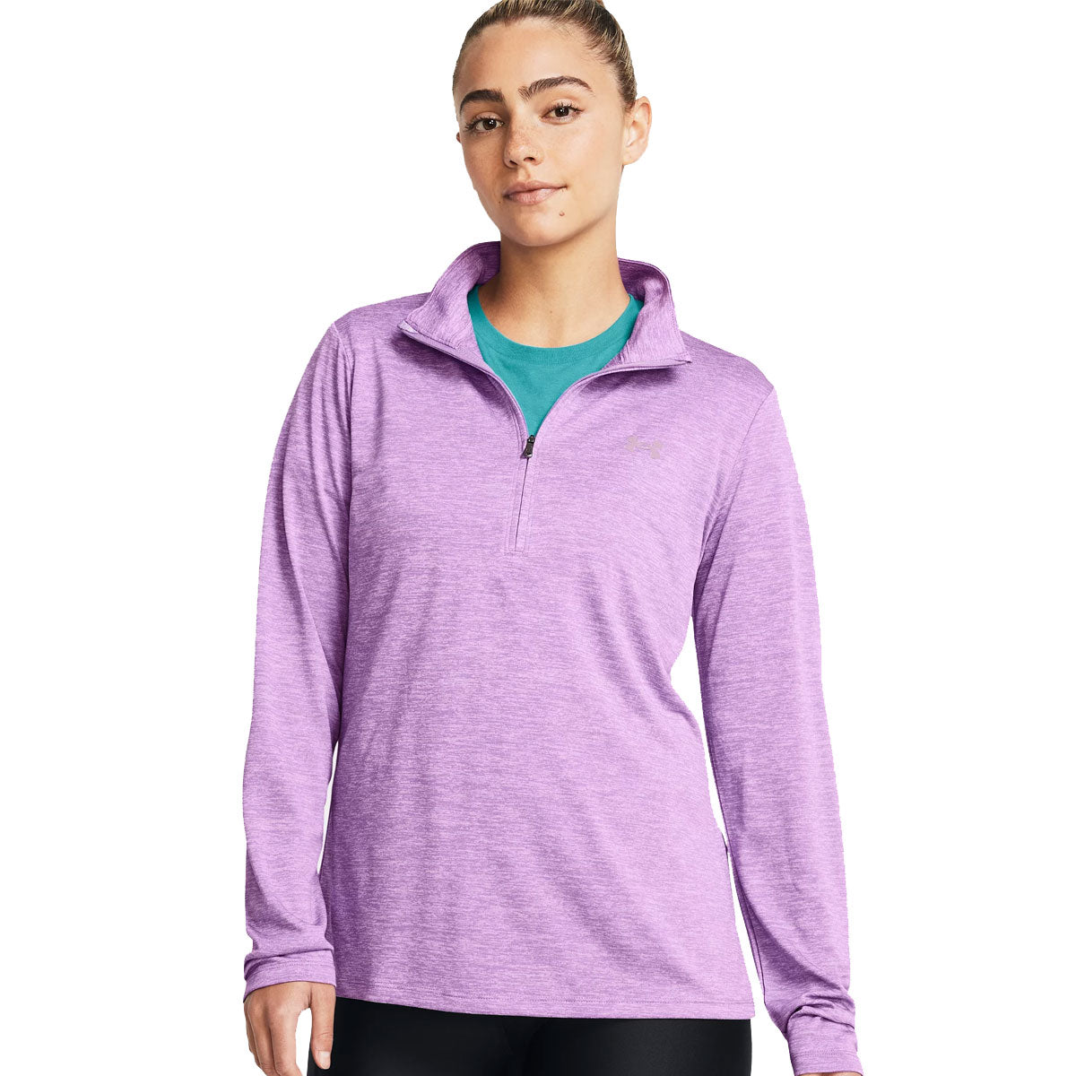 Under Armour Tech 1/2 Zip Twist Top - Womens - Provence Purple